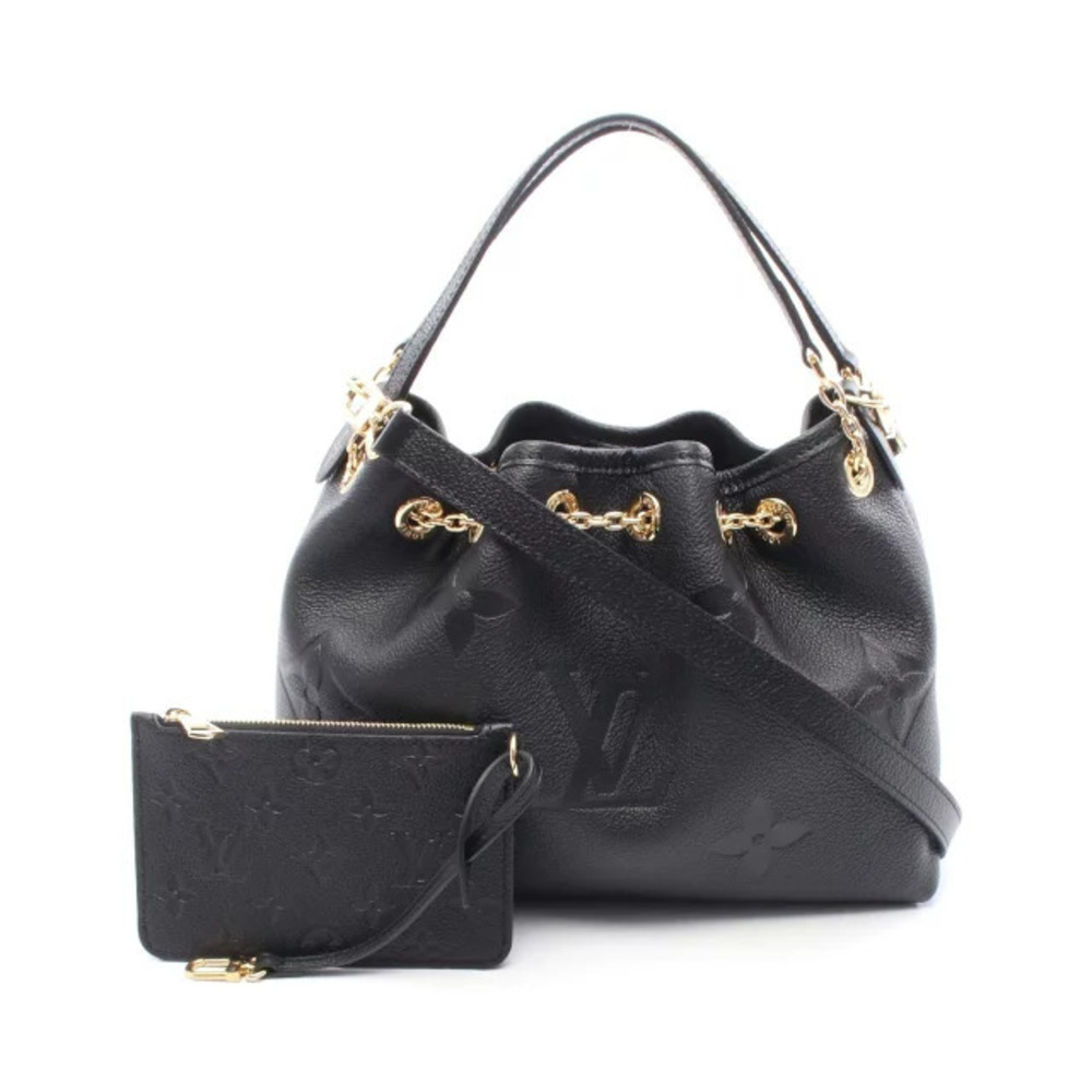 Louis Vuitton LV Bundle Handbag Leather Monogram Empreinte Black